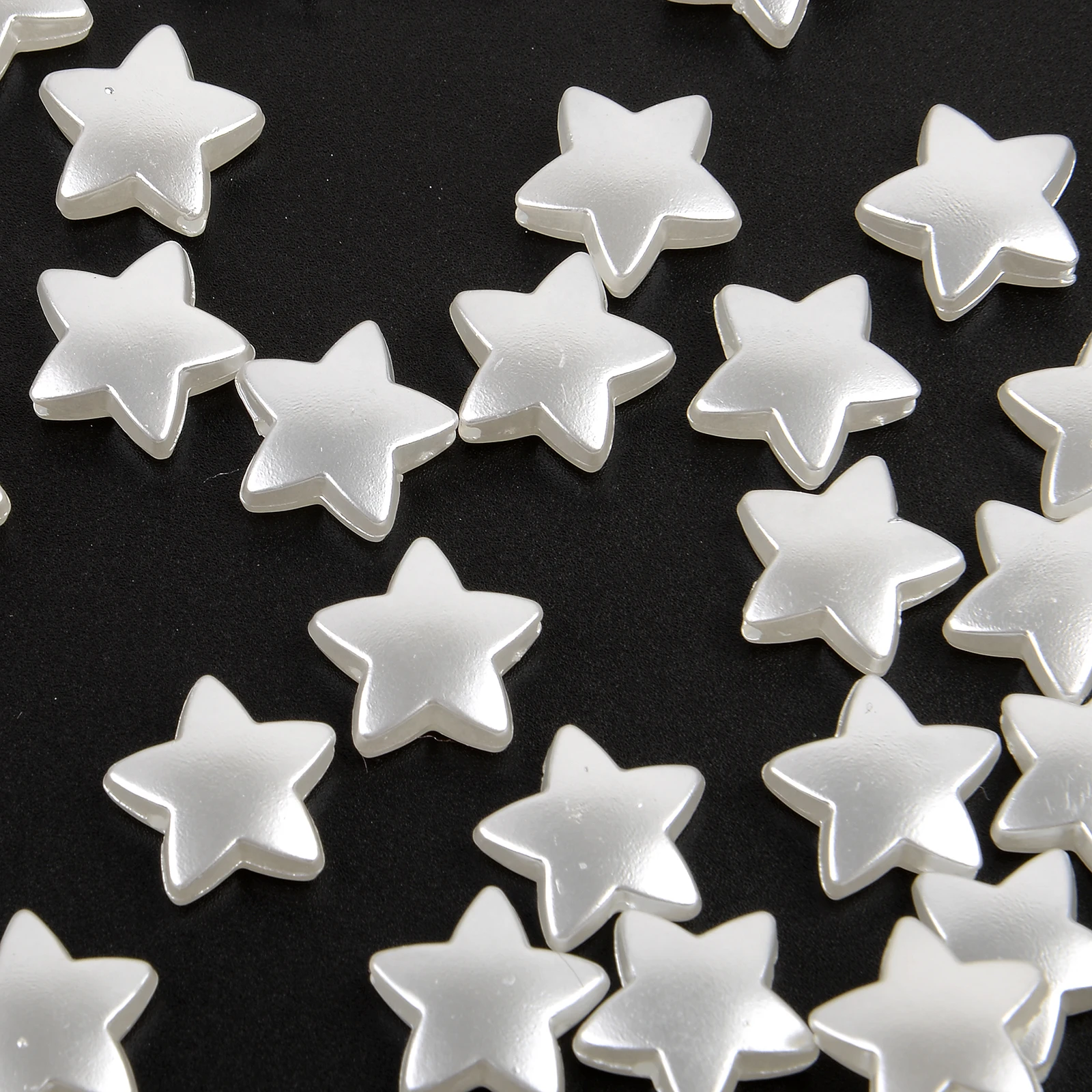20 komada 15 mm Bijele perle od umjetnih bisera u obliku zvijezde Slobodan razuporne perle za izradu nakita DIY Maskote Narukvica ručno Pribor
