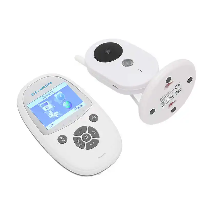 Baby monitor 2,4 inča sa kamerom LCD zaslon Bežični definicija temperature 2 načina razgovora za bebe i starije osobe 100-240