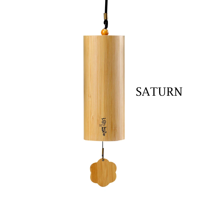Bambus drvene vjetar zvona ručni rad, drveni glazbeni zvona u japanskom stilu, vjetar zvona za uređenje doma u vrtu i vrt