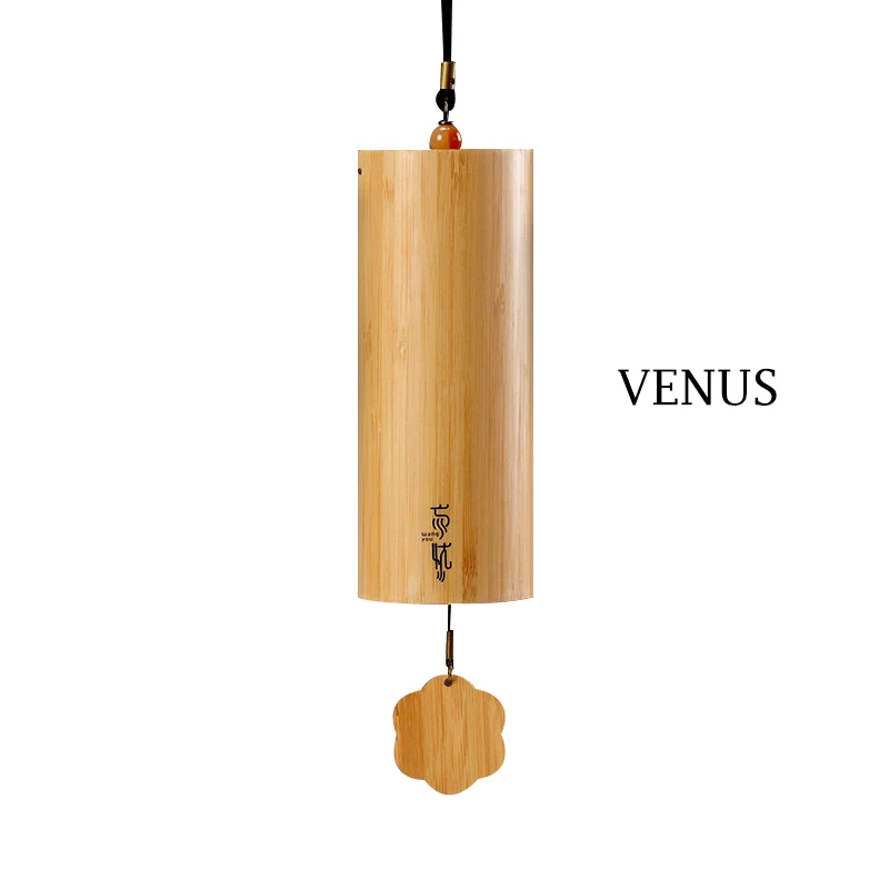 Bambus drvene vjetar zvona ručni rad, drveni glazbeni zvona u japanskom stilu, vjetar zvona za uređenje doma u vrtu i vrt
