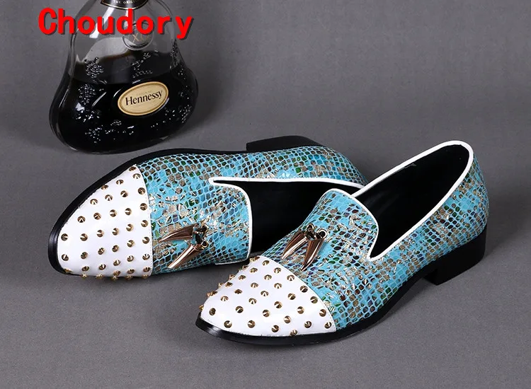 Choudory/plava лоферы sa šiljcima, sapatos masculinos, gospodo talijanske kožne cipele, modeliranje vjenčanje večernje cipele za muškarce, velike dimenzije