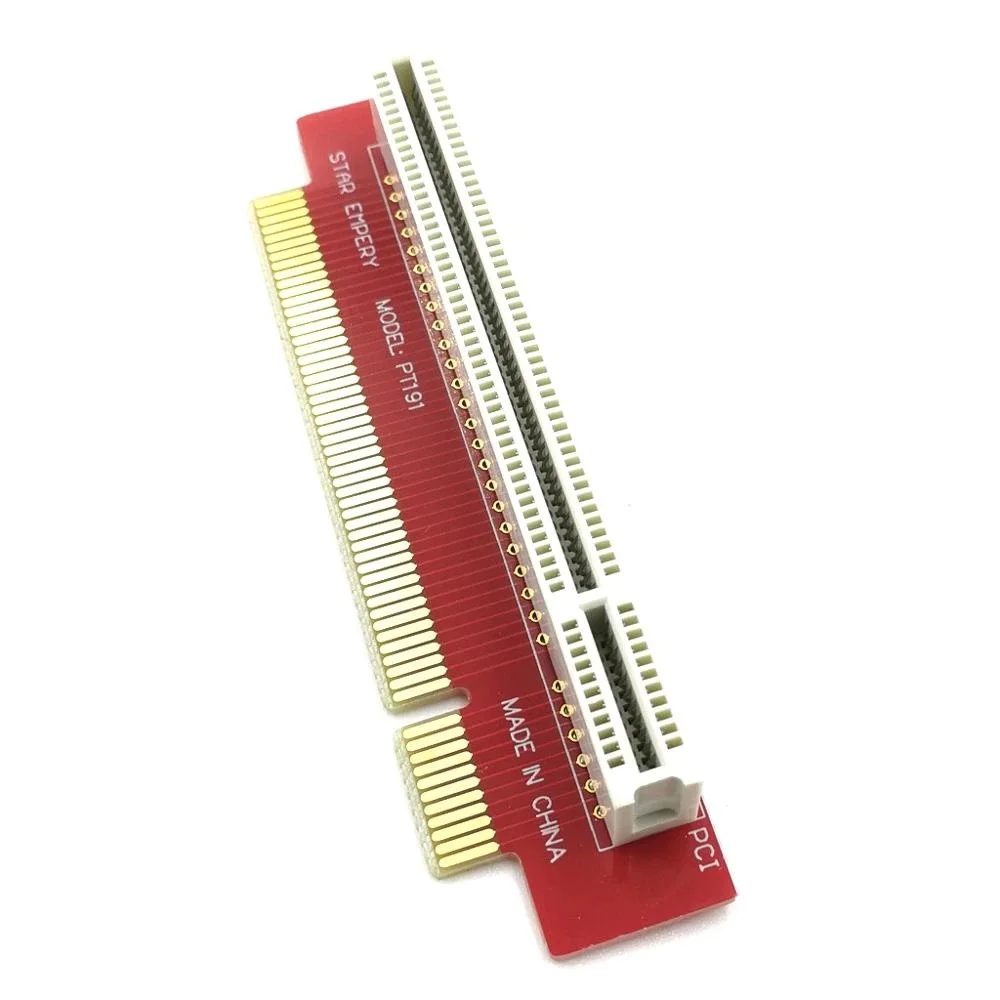Karta Povratne premotavanje PCI 1U Kućištu PCI Vertikalni Adapter PT191 90 Stupnjeva 32-bitni PCI Riser Za Ugradnju u rack Gold