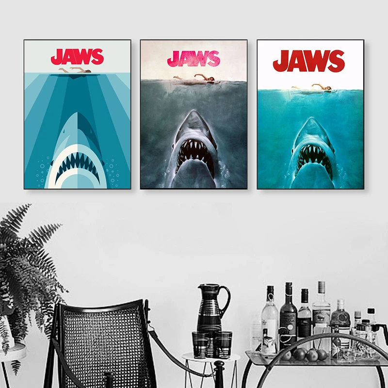 Plakati i grafike s morski pas iz horor film 