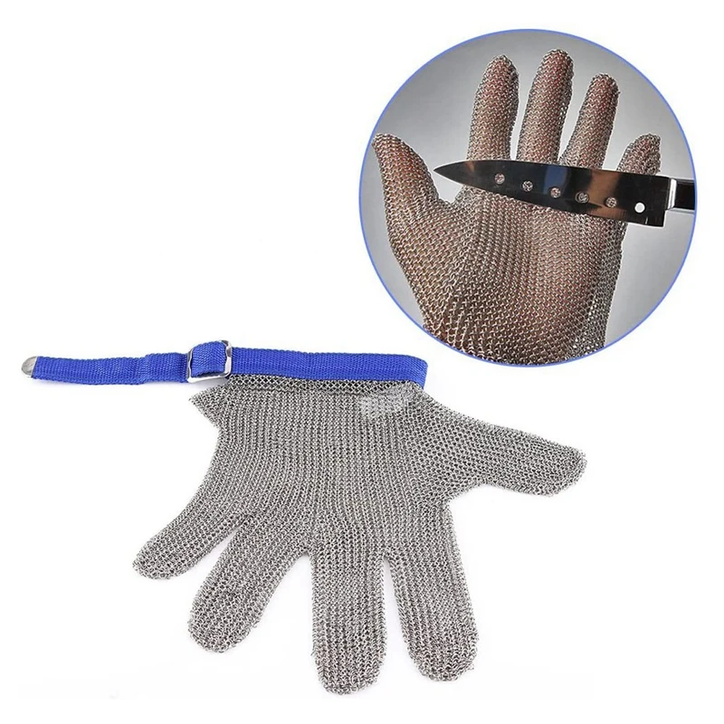 Rukavice od nehrđajućeg čelika, otporan na krojeva, Za zaštitu ruku se Koriste rukavice od žice od nehrđajućeg čelika 304