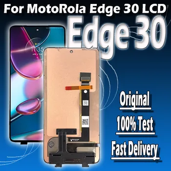 100% Muški Originalni sony ericsson Edge 30 LCD zaslon osjetljiv Na dodir Digitalizator Sklop Za Moto Edge Pro 30 XT2201-1 LCD zaslon