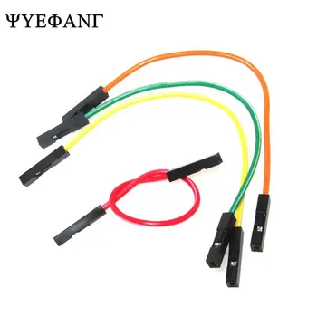 10шт 1P-1P 2,54 mm 10/20/30 cm Dvoglavim kabel za Povezivanje Dupont Za Arduino Priključni Kabel 1P 24AWG