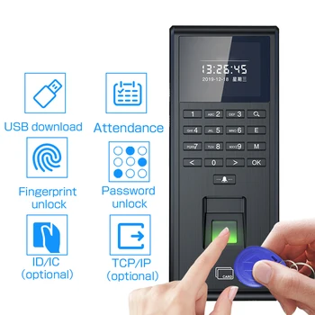 125 khz RFID biometrijski otisak prsta, vrijeme posjete, tipkovnica kontrolu pristupa, e-USB-matičar vremena, TCP promet