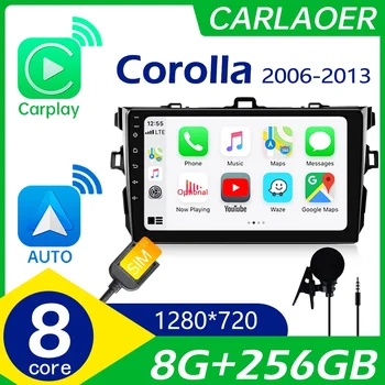 2Din Android auto radio CarPlay Auto Toyota Corolla E140 E150 2006-2013 2 Din Auto stereo radio media player