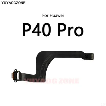 30 kom./lot Za Huawei P40 Pro Plus Lite E 5G USB priključne stanice Za Punjenje, Priključak za priključak Priključak za punjenje, Fleksibilan Kabel