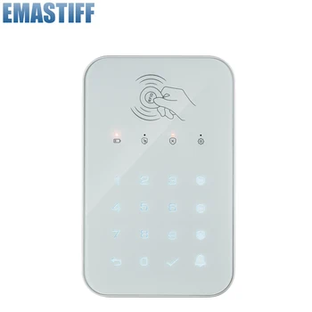 433 Mhz Bežični Dodirna Tipkovnica za PG103 PG107 W2B W7B W4B Sigurnosti doma WIFI GSM Alarm RFID Kartica stavljanje Zaštite Bežične Lozinku