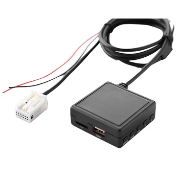 Auto Bluetooth 5,0 kabel adapter AUX, TF USB, pogodan za Peugeot 207 307 407 308