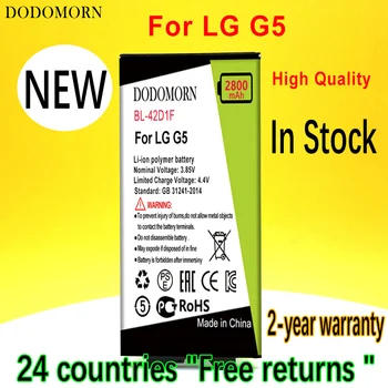 Baterija DODOMORN BL-42D1F Za LG G5 VS987 US992 H820 H830 H840 H850 H860 H868 LS992 F700 + Broj za praćenje