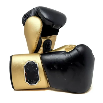 Boksačke rukavice za profesionalne спарринга - 18 oz - Crna / zlatna