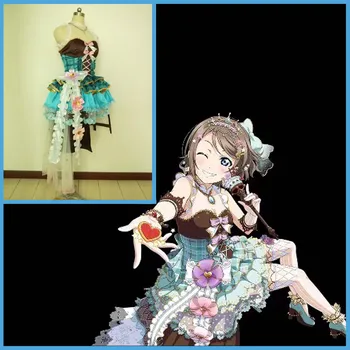 COS-KiKi anime Lovelive Sunshine! Igre odijelo Watanabe You, slatka haljina, odijelo za косплея, uniforma za zurke u čast noći vještica, šivana po mjeri