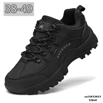 Crnci planinarske cipele veličine 38-49, gospodo ulične нескользящие muške planinarske cipele, cipele za penjanje na čipka-up, gospodo tople zimske cipele za muškarce