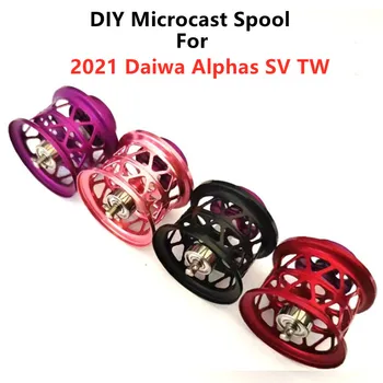 DIY DAIWA 2021 New ALPHAS SV TW 800 2022 Alphas SV 800S Plitka Edition OD 32 mm Микрокастовая Riblja spool 