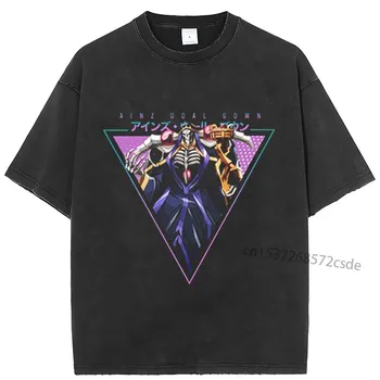 Haljina Overlord Ainz Ooal, Muška Ženska majica, t-Shirt s Anime, Majica sa po cijeloj površini Харадзюку, Odjeća u stilu Hip-Hop, Majice, Ljetne majice