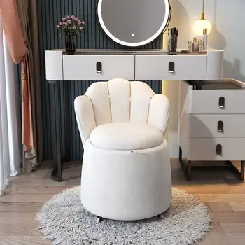 Jednostavan američki stolica za šminkanje s leđa, rotirajuća stolica za prtljagu, toaletni stolić, jednostavno luksuzna spavaća soba, kompjuterska stolica, stolica za jaja, pod stolica