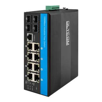 Klasa zaštite IP40 1G/2,5 G 12-port SFP ERPS SNMP L2 L3 upravlja mrežni preklopnik Ethernet