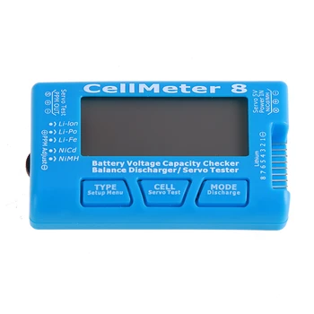 LCD Digitalni Mjerač kapaciteta baterije CellMeter RC CellMeter8 2-8 S 4-8 S Servo LiPo Li-lon NiMH Tester baterija RC CellMeter7