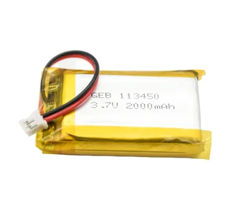 Litij polimer baterija 103450 3,7 2000 mah lipo za digitalne proizvode