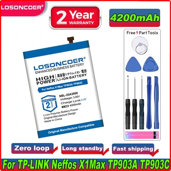 LOSONCOER 4200mAh NBL-35A3000 Baterija Za mobilni telefon TP-LINK Neffos X1Max TP903A TP903C + Besplatni alati