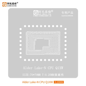 Matrica za реболлинга Amaoe BGA procesora Alder Lake-N Q1XW