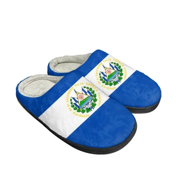 Modni pamučne papuče sa zastavom Salvador, običaj, gospodo ženske sandale, od samta casual cipele, kojim da čuva toplinu, udobne papuče