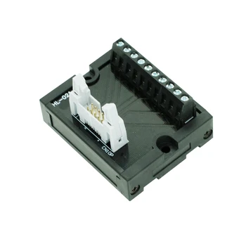 Naknada za isključivanje IDC10 od čahuraste stezaljke 8-bitni prelazni adapter čahuraste stezaljke releja PLC Terminali su Instalirani na DIN šinu