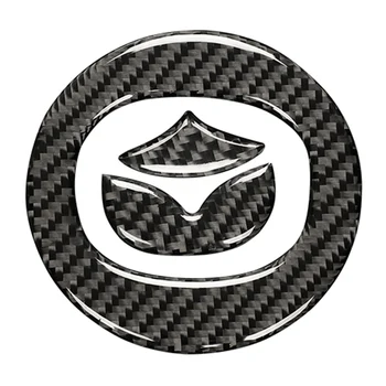 Naljepnice s logotipom volan Automobila, Trim od Karbonskih Vlakana, Oprema za Interijer Mazda CX-5 2017 2018 2019 2020