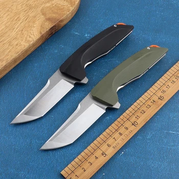 Nož Hokkaido nož na sklapanje 8CR14 oštrica G10 ručka džepni kuhinjski nož za voće za kampiranje EDC alat
