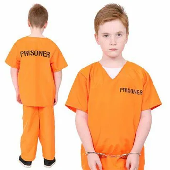 Odijelo zatvorenika za odrasle, narančasti kombinezon zatvorenika, odijelo zatvorskoj ptice na Halloween, narančasto odijelo zatvorenika muški zatvor kombinezon, odijelo