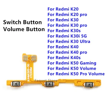 Originalni Za Xiaomi Redmi K20 K30 K30s K30i K40 K40s K50 Pro prekidač za Uključivanje i Isključivanje napajanja Fleksibilan Kabel Rezervni Dijelovi
