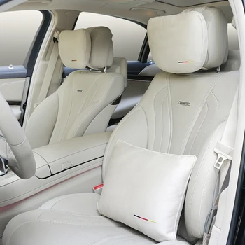 Prozračan jastuk za vrat u подголовнике auto sjedala, tapeciranog замшевая jastuk za podršku leđa, pogodan za podnoj za unutrašnjost Mercedes-Benz S-Class Maybach