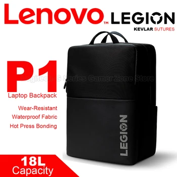 Ruksak za prijenosno računalo LENOVO LEGION P1 kapaciteta 18 litara otporan na habanje od vodootporne tkanine s patent-zatvarač za vruće prešanje za Xiaomi Huawei