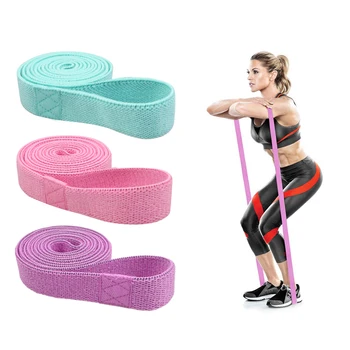 Skup duge tkanina резинок-эспандеров za fitness, za povlačenjem stražnjice, za vježbanje kukova, elastične trake od 3 dijela, нескользящие za noge