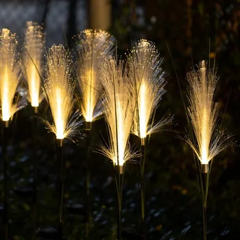 Solarni Trska Svjetla Vanjski utvrđuju lampa Vodootporan Vrtna svjetiljka Imitacija uređenih žarulje za uređenje doma i vrta