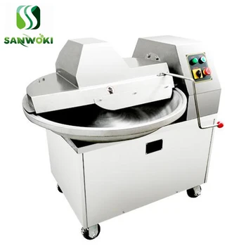 Stroj za rezanje i miješanje punjenje za peciva kapaciteta 30 l, stroj za rezanje povrća u zdjelu, 350 kg/ h, stroj za mljevenje svinjetine