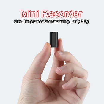 Super Mini Diktafon S Glasovnom Aktivacijom Šifriranje Digitalni Audio Snimač Glasa HD redukcija šuma MP3 Player Snimanje U-disk espion
