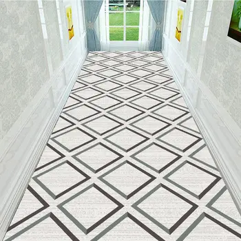 Tepih za dugog hodnika u retro stilu, prilagodljiv dekor hodnika, Нескользящий tepih za pod, Prolaz stepenicama, Duge tepisi, koji se može prati