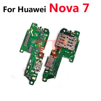 USB port za Punjač, Dock Konektor za Punjenje Naknada Fleksibilan Kabel Za Huawei Nova 7 2 2S 3 3e 3i 4 4e 5 5i 6 Pro Plus P20 P30 Lite