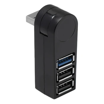 USB3.0 Hub Univerzalni za PC laptop adapter Plug And Play, high-speed prijenosni mini-pretrčati ABS, 3 USB 2.0 porta, pribor