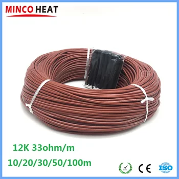 Visoko kvalitetne žice za podno grijane od 10 do 100 metara 12K 33ohm / m grijaći kabel za Električna hotline