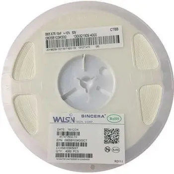 Višeslojni Keramički kondenzator Walsin/ SMD 0603N181J500CT 0603 180PF 50V NPO COG 5%