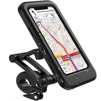 Vodootporan Držač za telefon za Bicikl, motocikl, Univerzalna podrška telefona na upravljaču bicikla, oprema za Biciklizma, Navigacija za mtb