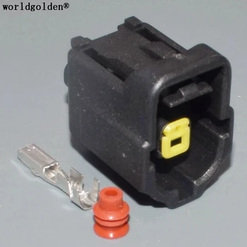 Worldgolden 1pin automatski kabelski priključak utikač s kontaktima i brtvama ženski vodootporan priključak za ožičenje 184042-1