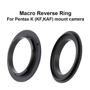 Za Pentax K Mount Macro suprotno prijelazni prsten 49/ 52/ 55/ 58/ 62/ 67/ 72/ 77 mm za fotoaparat Pentax K Mount K-1 K-3 K-5 K-50 k-30