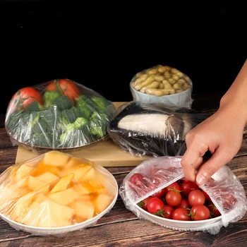 Za višekratnu upotrebu presvlake za skladištenje hrane folije, torbe za miješanje, elastična ploča, silikonska navlaka, kuhinjski plastični umetak za očuvanje svježine voća