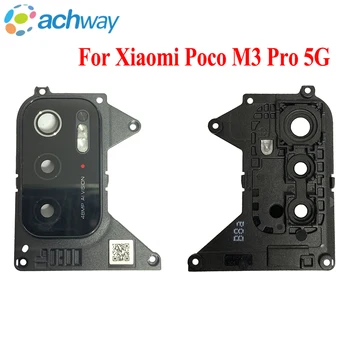 Za Xiaomi Poco M3 Pro 5G Leće stražnje kamere Staklo S Okvirom Stakleni Objektiv Glavne Kamere Dijelovi Za smartphone M2103K19PG M2103K19PI