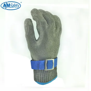 Zaštitna rukavica za mesara iz metalne rešetke od nehrđajućeg čelika NMSafety 100%